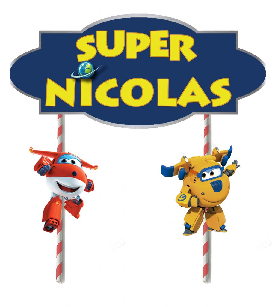 topo de bolo super wings