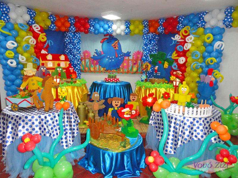 decoração de festa galinha pintadinha