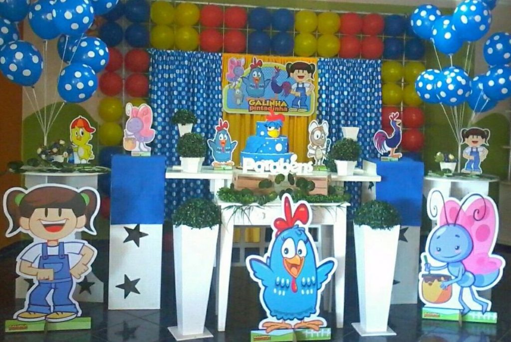 decoração de festa galinha pintadinha