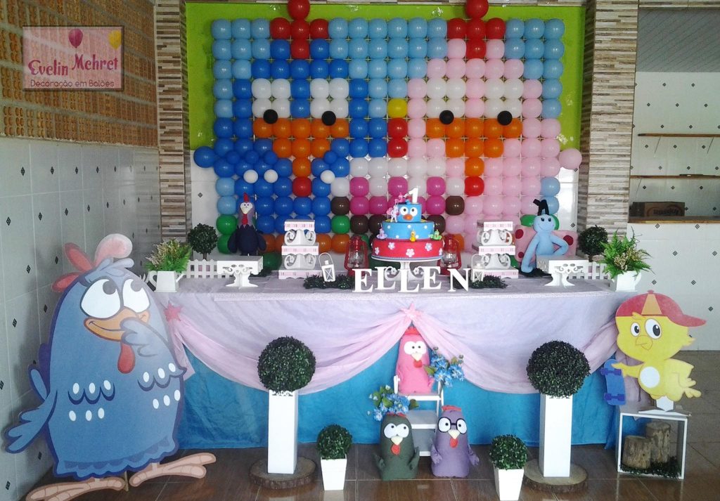 festa galinha pintadinha menina