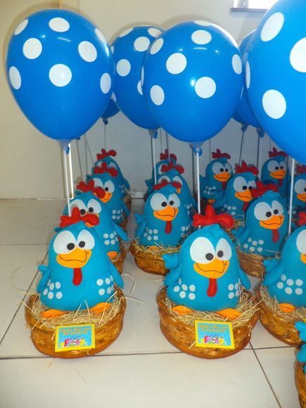 festa da galinha pintadinha simples idéias baratas