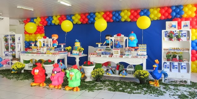 decoração de festa galinha pintadinha