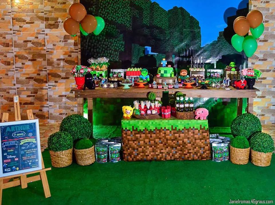 430 ideias de Minecraft  minecraft, aniversário minecraft, minecraft festa