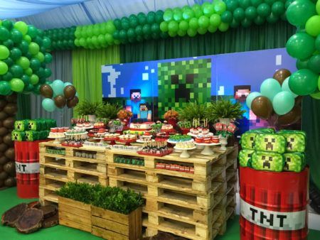 Festa Minecraft: Como Fazer, Como Decorar e 80+ Inspirações