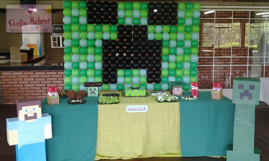 festa minecraft painel