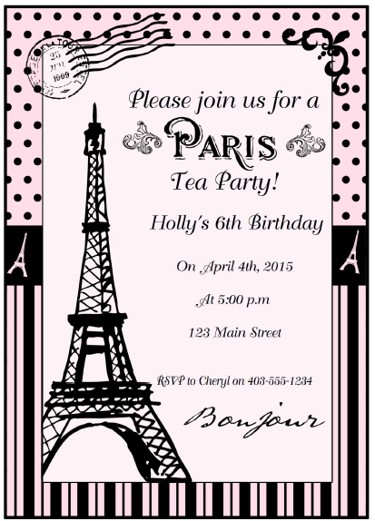 convite festa paris