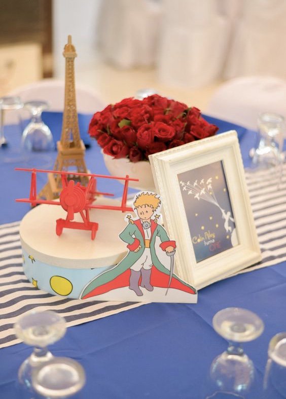 mesa de festa pequeno príncipe
