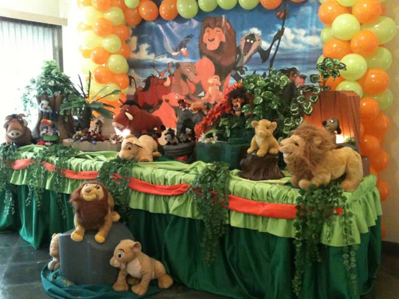 festa rei leão safari