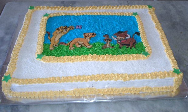 bolo festa rei leão