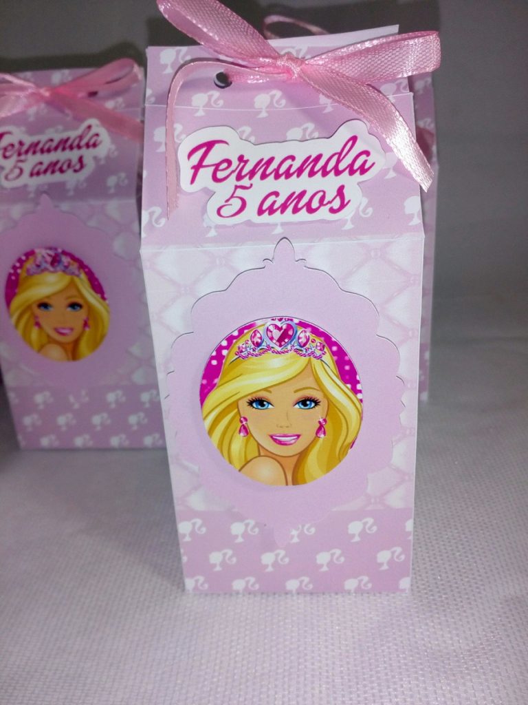 lembrancinha da barbie princesa