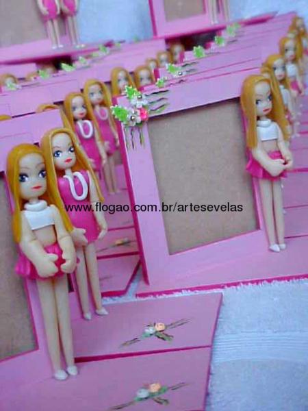 lembrancinha da barbie biscuit