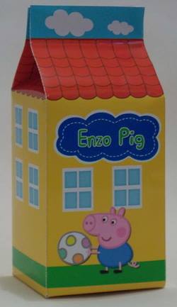 lembrancinha peppa pig caixa de leite