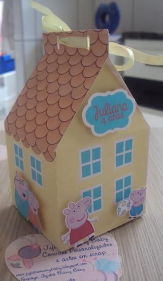 lembrancinha peppa pig caixa de leite