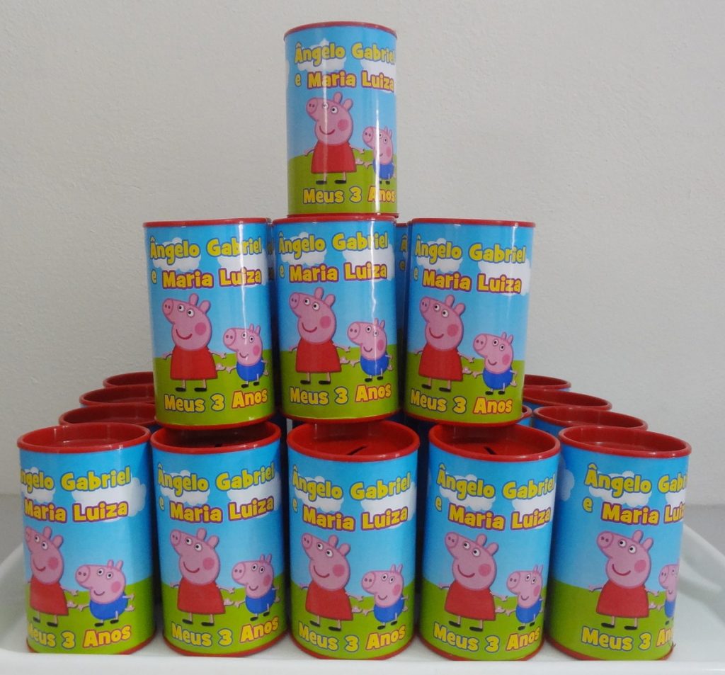 lembrancinha peppa pig personalizada