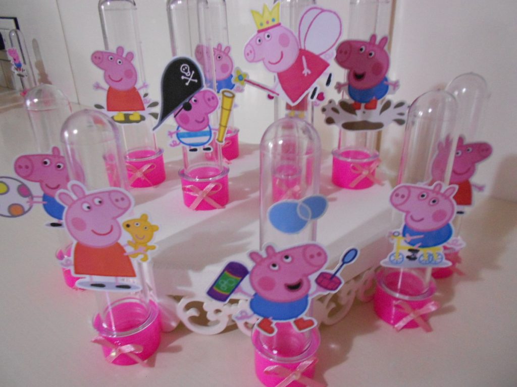 lembrancinha peppa pig tubete