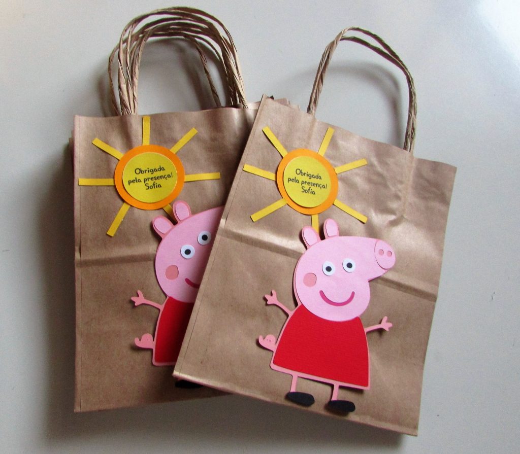 lembrancinha peppa pig simples