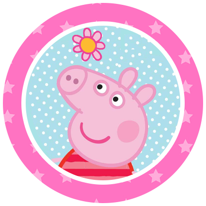 adesivo para lembrancinha peppa pig