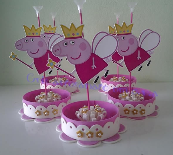 lembrancinha peppa pig em eva