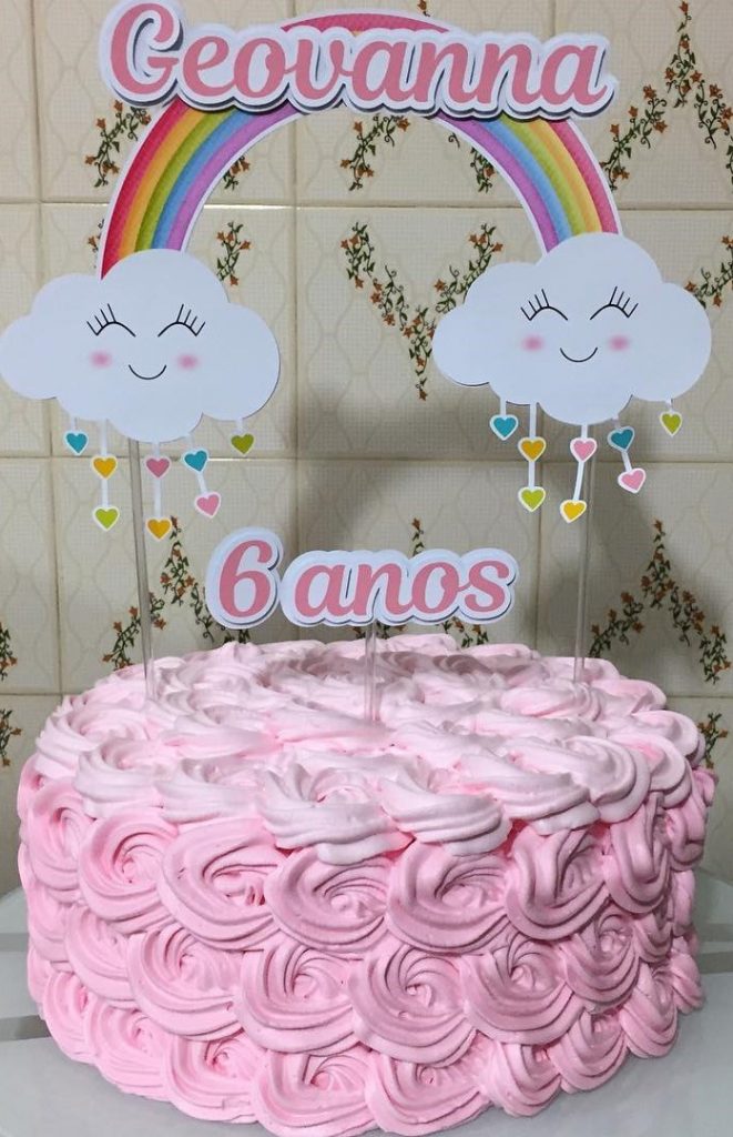 bolo chuva de amor chantilly