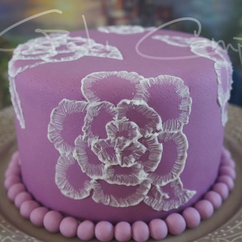 bolos decorados com glace real