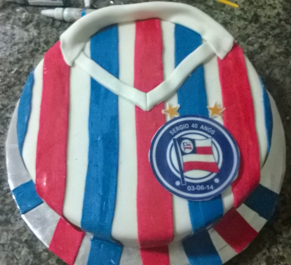 bolo camisa do bahia