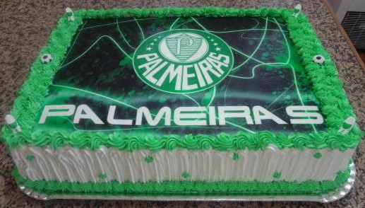 bolo do palmeiras com papel arroz