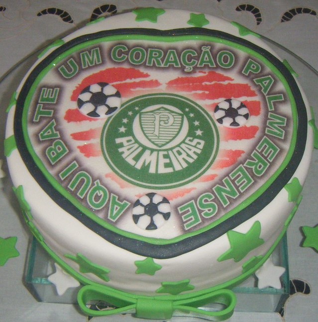 bolo do palmeiras com pasta americana