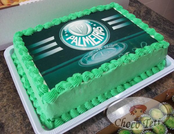 bolo do palmeiras com chantilly