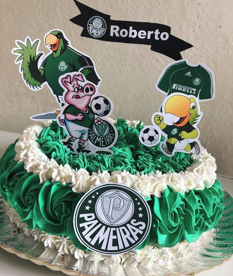 bolo do palmeiras com chantilly