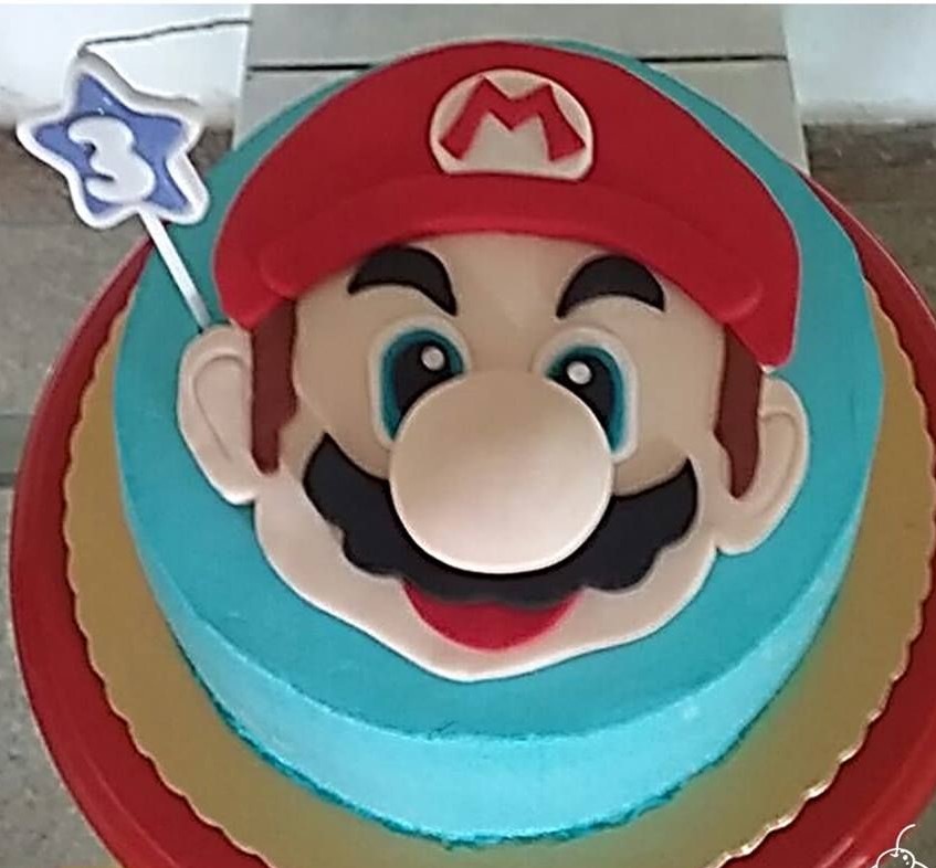 bolo super mario chantilly glace