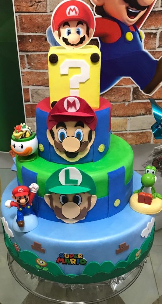 bolo super mario e luigi