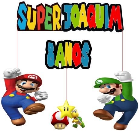 topo de bolo super mario