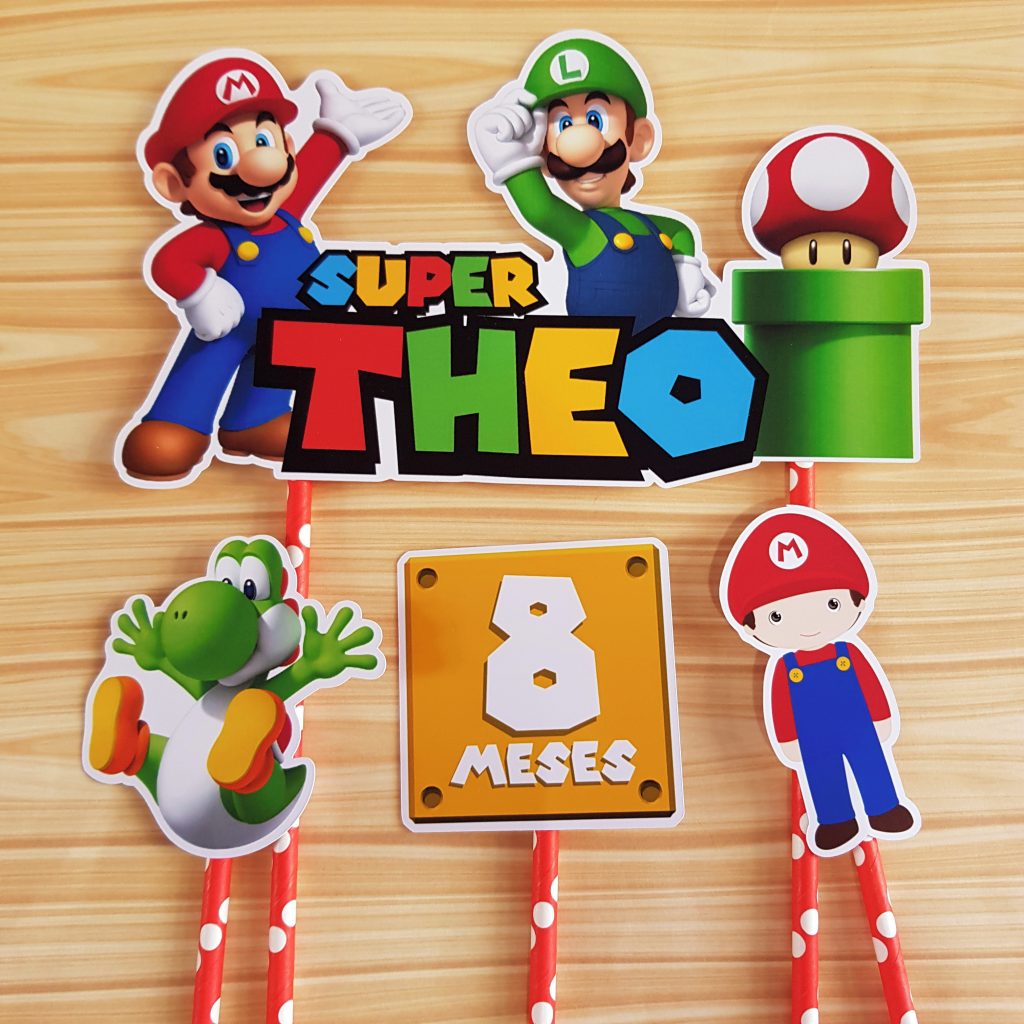 topo de bolo super mario