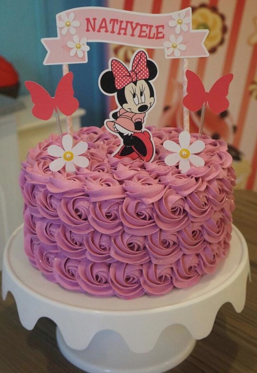 Bolo da Minnie rosa: 70 modelos lindos e criativos para se inspirar ...