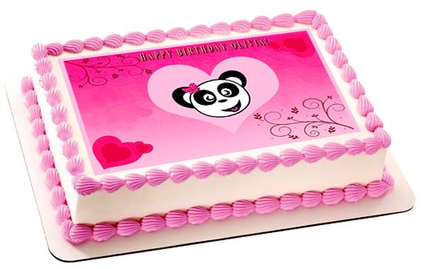  bolo panda rosa