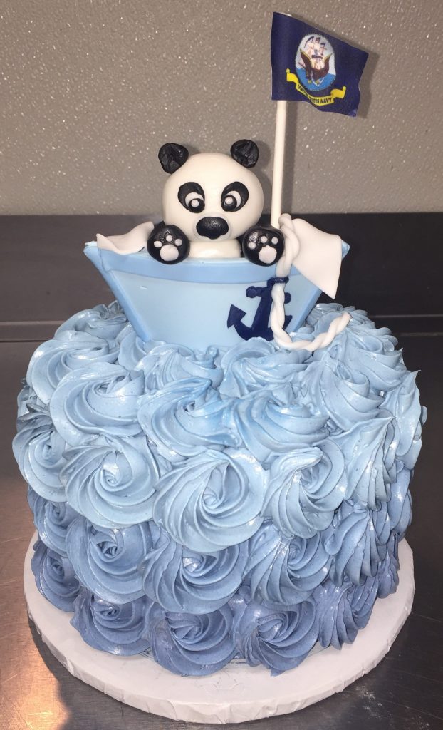  bolo panda azul