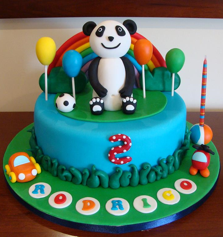  bolo panda mesversário