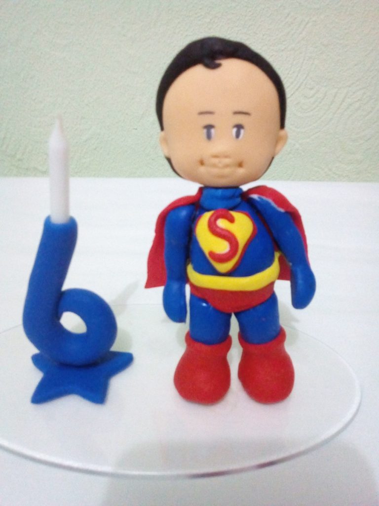 topo de bolo super homem