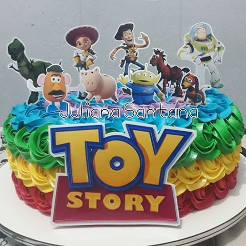 bolo toy story chantilly glace