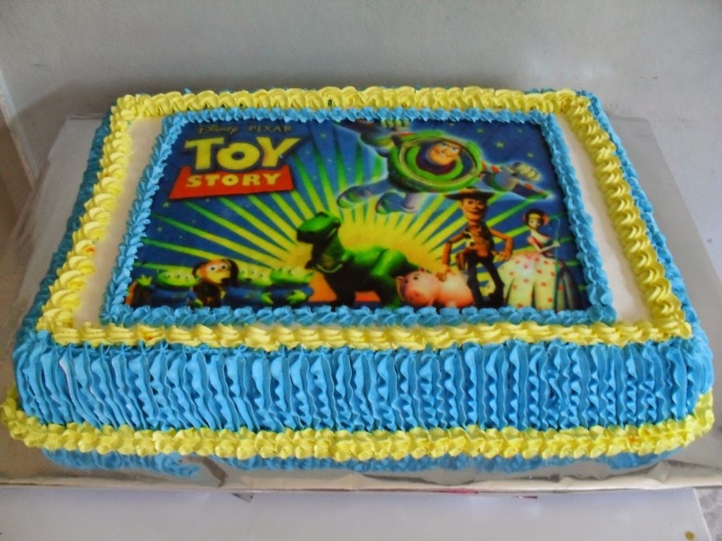 bolo toy story chantilly glace