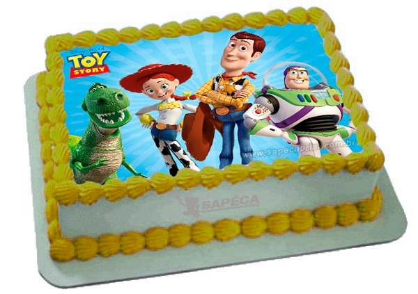 bolo toy story papel arroz