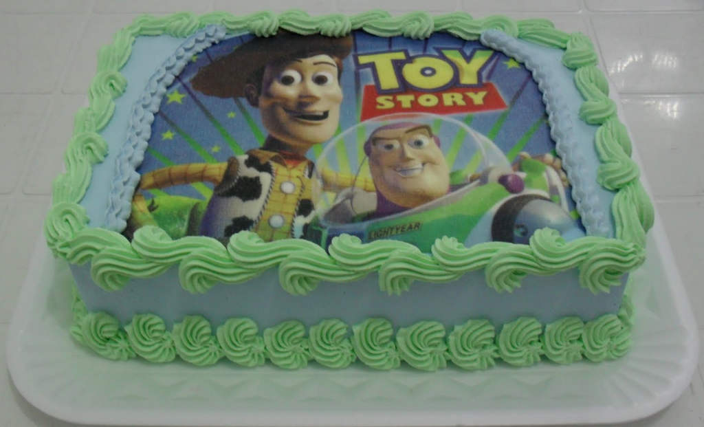 bolo toy story papel arroz