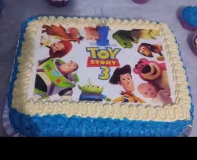 bolo toy story quadrado