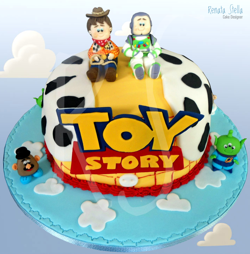 bolo toy story um andar