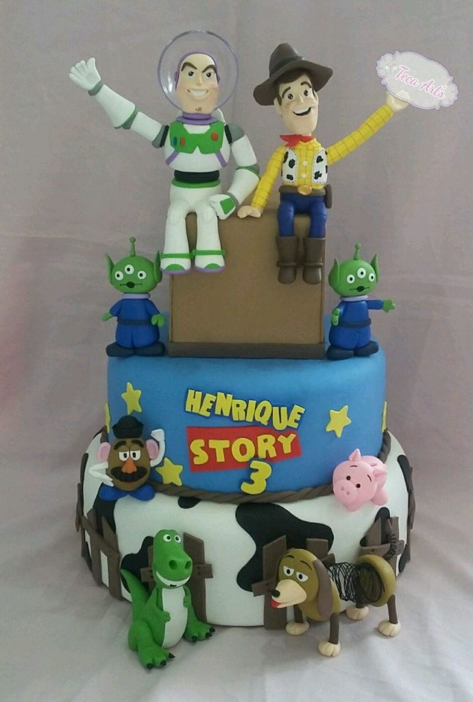 bolo toy story fake