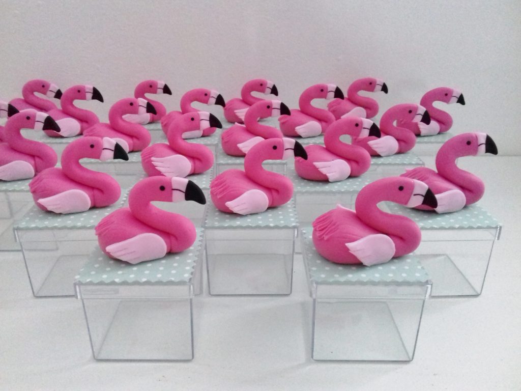 lembrancinha flamingo