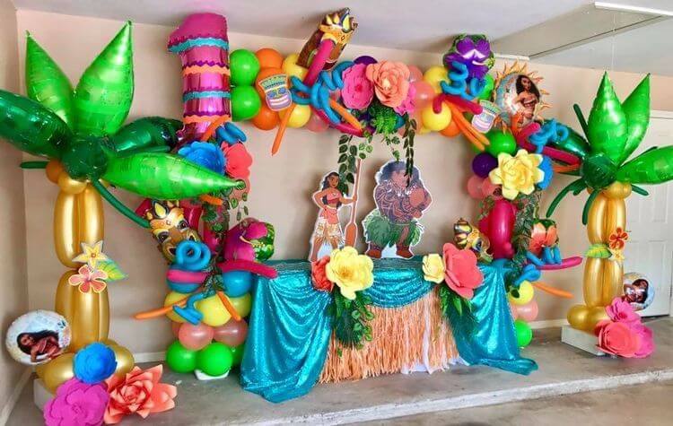 festa da moana luxo