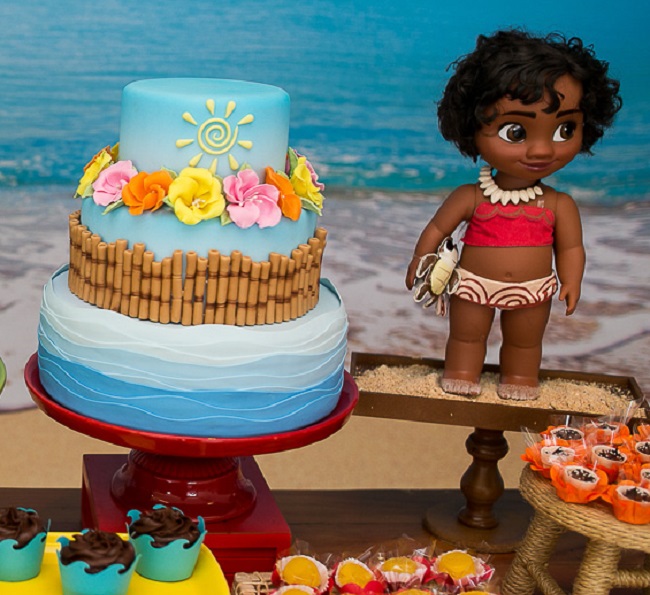 enfeites para festa moana