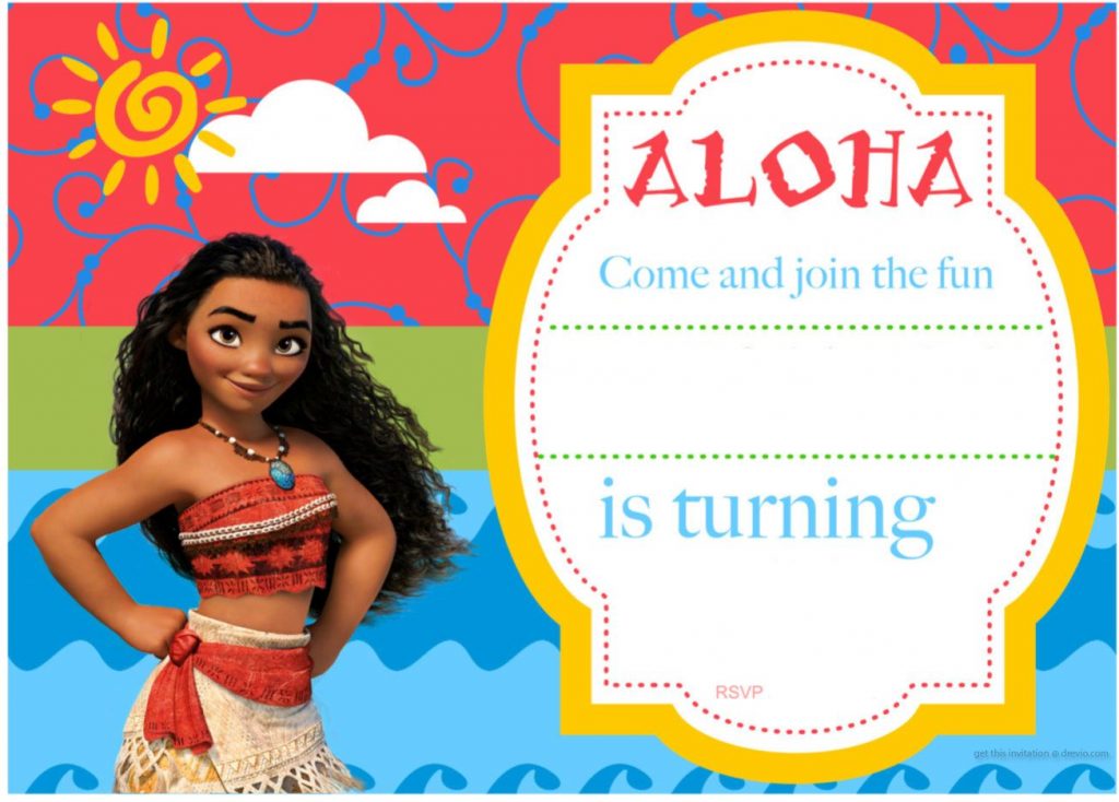 convite moana