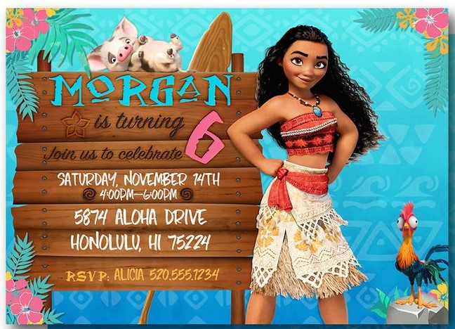 convite moana